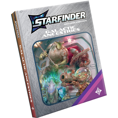 PAI22005SK Starfinder 2nd Edition: Galactic Ancestries Retailer Cover published by Paizo Publishing