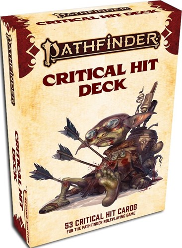 PAI2205 Pathfinder RPG 2nd Edition: Critical Hit Card Deck published by Paizo Publishing
