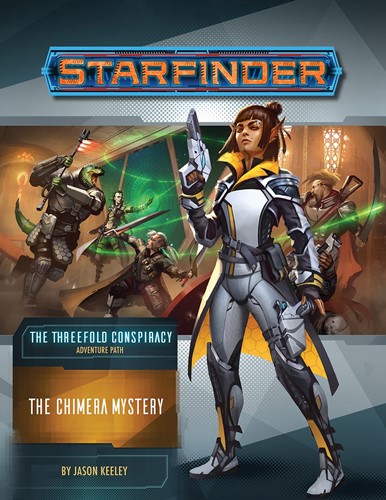 2!PAI7225 Starfinder RPG: The Threefold Conspiracy Chapter 1: The Chimera Mystery published by Paizo Publishing