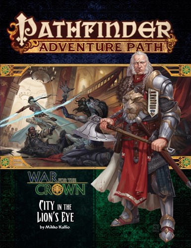 2!PAI90130 Pathfinder #130: War For The Crown Chapter 4: City In The Lion's Eye published by Paizo Publishing