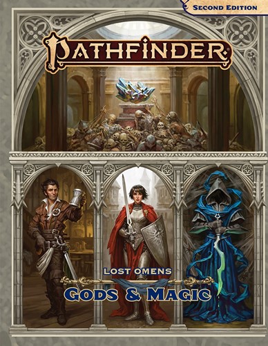 PAI9303 Pathfinder RPG 2nd Edition: Lost Omens Gods And Magic published by Paizo Publishing