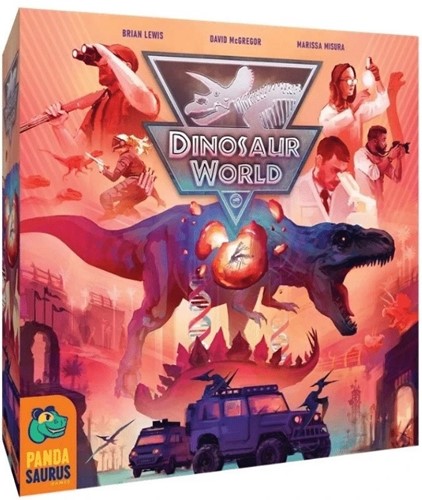 2!PAN202106 Dinosaur World Board Game published by Pandasaurus Games