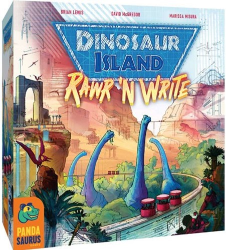 2!PAN202107 Dinosaur Island Board Game: Rawr n Write published by Pandasaurus Games