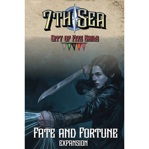 PBE03020 7th Sea: City Of Five Sails Card Game: Fate And Fortune Expansion published by Pine Box Entertainment
