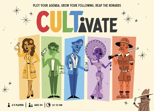 3!PBJ01003 CULTivate Board Game published by Pops & Bejou Games