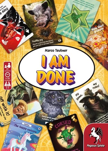 PEG18290E I Am Done Card Game published by Pegasus Spiele