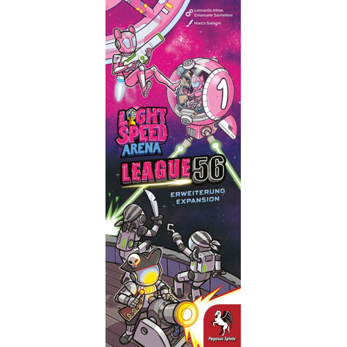 2!PEG18721G Light Speed Arena Card Game: League 56 Expansion published by Pegasus Spiele