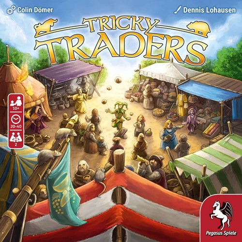 2!PEG18800E Tricky Traders Board Game published by Pegasus Spiele