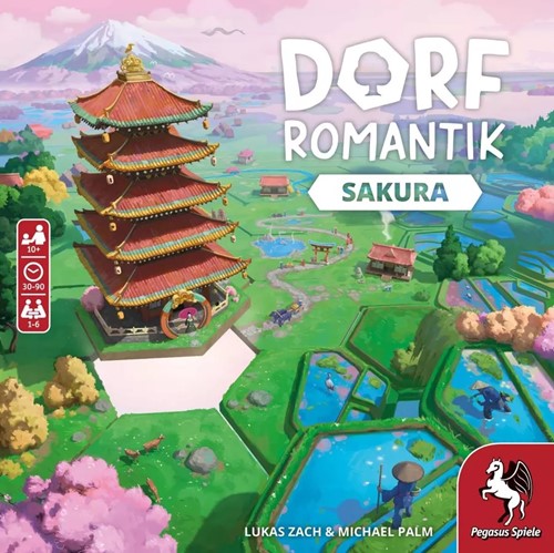 2!PEG51243E Dorfromantik: The Board Game: Sakura published by Pegasus Spiele