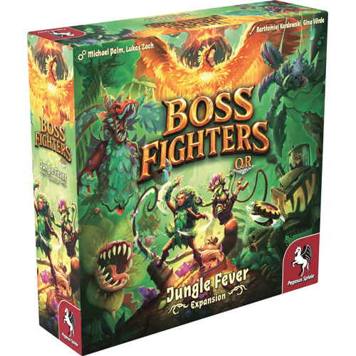 PEG51272E Boss Fighters QR Card Game: Jungle Fever Expansion published by Pegasus Spiele