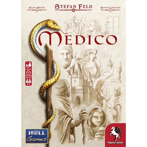 PEG55146E Medico Board Game published by Pegasus Press