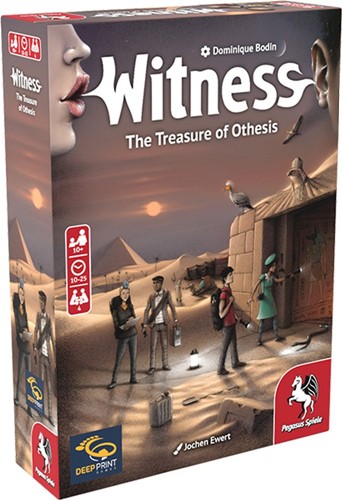 3!PEG57818E Witness Card Game: The Treasure Of Othesis published by Pegasus Spiele