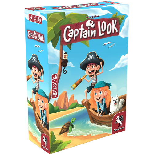 PEG66121E Capitain Look Board Game published by Pegasus Spiele
