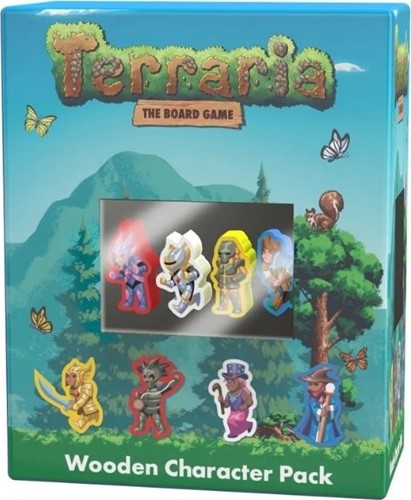 PFGTERCHA Terraria Board Game: Wooden Character Pack published by Paper Fort Games