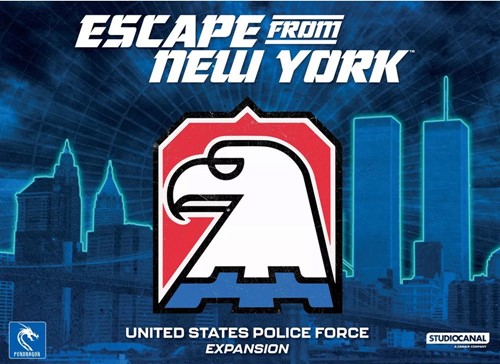 3!PG934 Escape From New York Board Game: US Police Forces Expansion published by Pendragon Game Studios