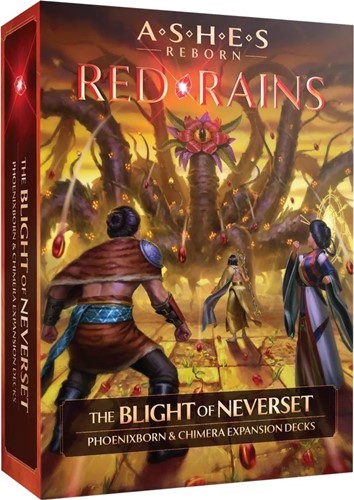 2!PHG12275 Ashes Reborn Card Game: Red Rains - The Blight Of Neverset - Phoenixborn And Chimera Expansion Decks published by Plaid Hat Games