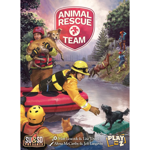 1!PTZ3410 Animal Rescue Team Board Game published by Play to Z