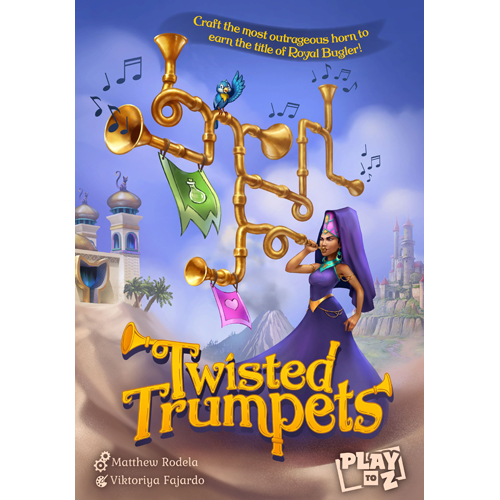 PTZ73409 Twisted Trumpets Card Game published by Play to Z
