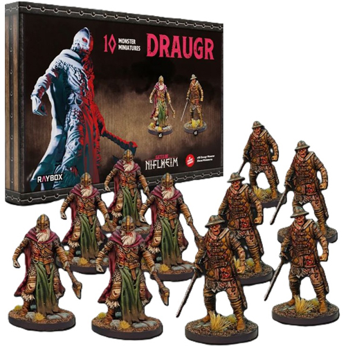 PUGON151M Gates Of Niflheim Board Game: Draugr Miniatures Set published by Raybox Games