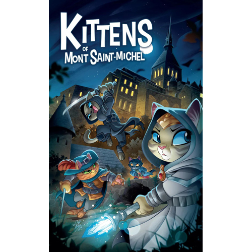 PUKOMSM100 The Kittens Of Mont Saint Michel Board Game published by Raybox Games