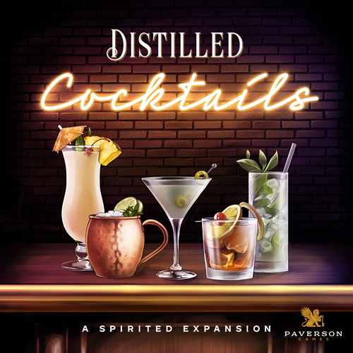 PVG01011 Distilled Card Game: Cocktails Expansion published by Paverson Games