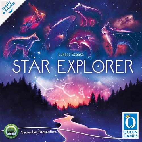 2!QNGSEP001862 Star Explorer Board Game published by Queen Games