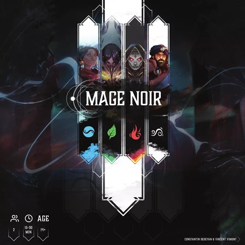 QUADCGMN001 Mage Noir Card Game published by Double Combo Games