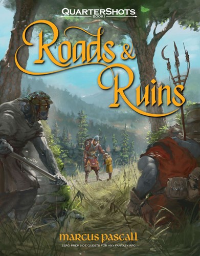 2!QUDNDGQS01 QuarterShots: Roads And Ruins published by Deck & Dice Games