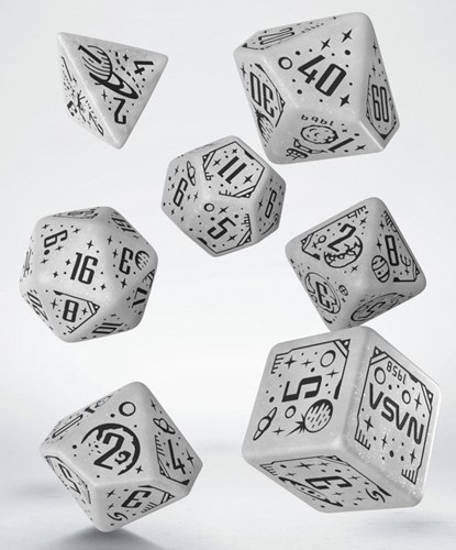 QWSSSPA02 Q-Workshop Space Dice Set: Apollo published by Q-Workshop