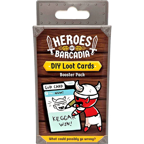 RCHOBADDDIYLSTD Heroes of Barcadia DIY Loot Cards Booster Pack published by Rollacrit Corp
