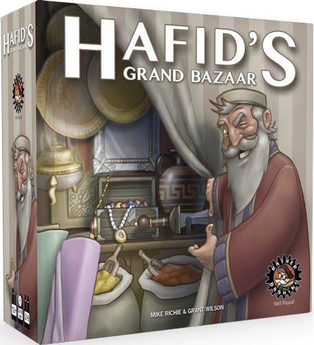RDG704003 Hafid's Grand Bazaar Board Game published by Rather Dashing Games