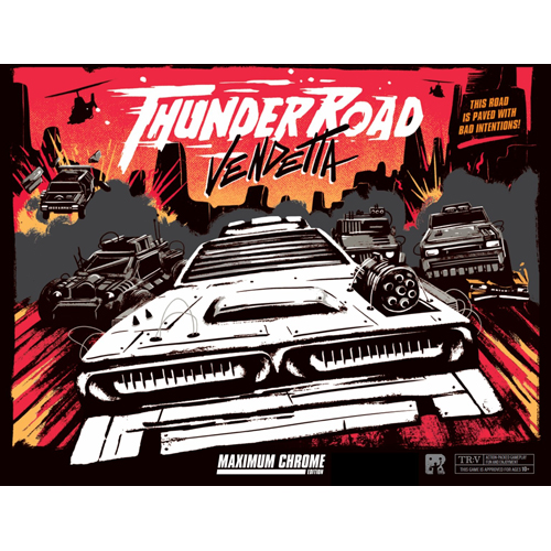 REO9401MC Thunder Road Board Game: Vendetta Maximum Chrome published by Restoration Games