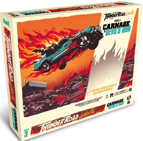 REO9402 Thunder Road Board Game: Carnage at Devil's Run Expansion published by Restoration Games