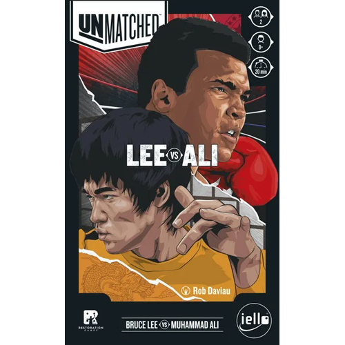 REOUNMATCHLEE Unmatched Board Game: Bruce Lee Vs Muhammad Ali published by Iello