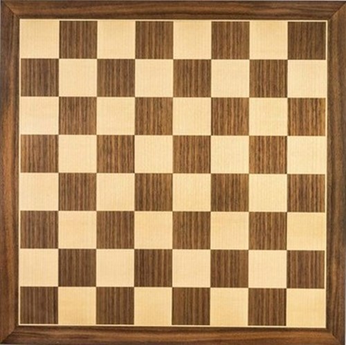 RFWALNUT55 Walnut and Maple 55cm Chess Board published by Rechapardos Ferrer