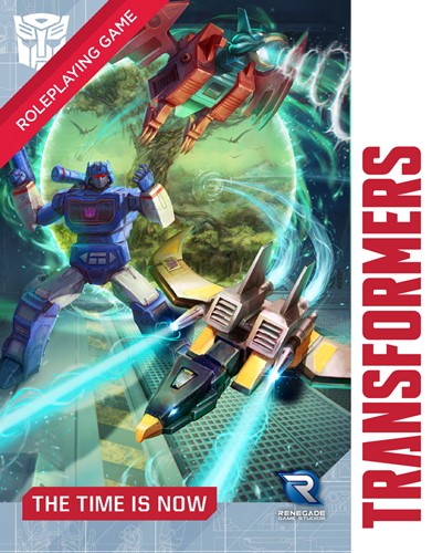 RGS01125 Transformers Roleplaying Game: The Time Is Now Adventure Book published by Renegade Game Studios