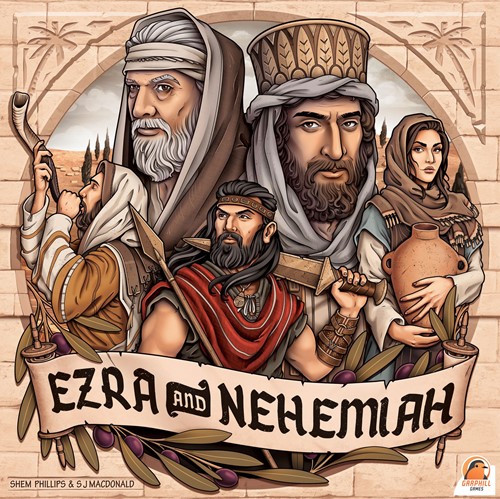 3!RGS02648 Ezra and Nehemiah Board Game published by Renegade Game Studios