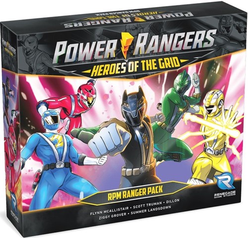 2!RGS02656 Power Rangers Board Game: Heroes Of The Grid RPM Ranger Pack published by Renegade Game Studios