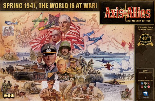 2!RGS02670 Axis And Allies Board Game: Anniversay Edition published by Renegade Game Studios