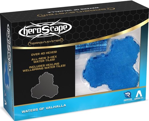 3!RGS02721 Heroscape Board Game: Waters Of Valhalla Terrain Expansion published by Renegade Game Studios