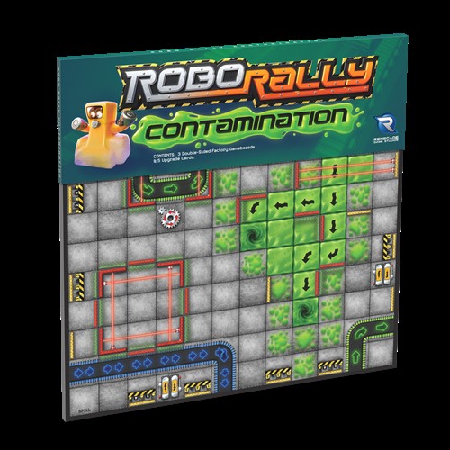 RGS02751 RoboRally Board Game: Contamination Expansion published by Renegade Game Studios