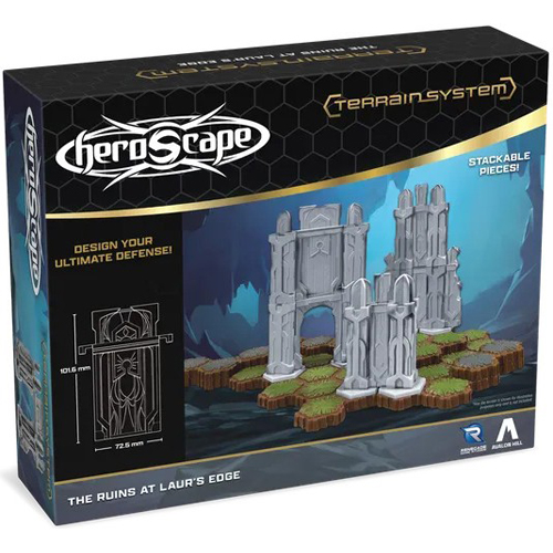 1!RGS02755 Heroscape Board Game: The Ruins At Laur's Edge Terrain Expansion published by Renegade Game Studios