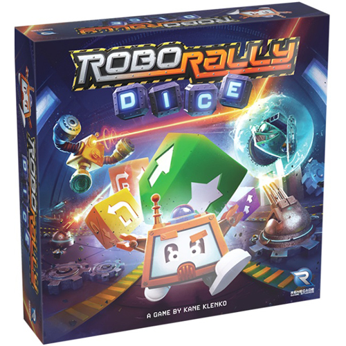 RGS02864 Robo Rally Dice Game published by Renegade Game Studios