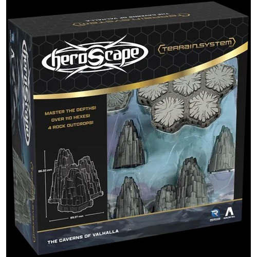 RGS02884 Heroscape Board Game: The Caverns Of Valhalla Terrain Expansion published by Renegade Game Studios
