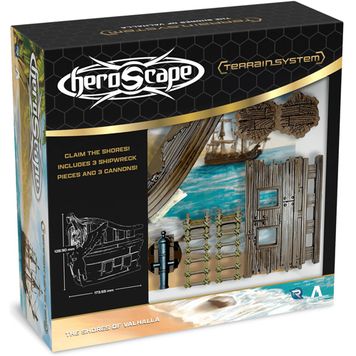 RGS02898 Heroscape Board Game: Shores Of Valhalla Terrain Expansion published by Renegade Game Studios