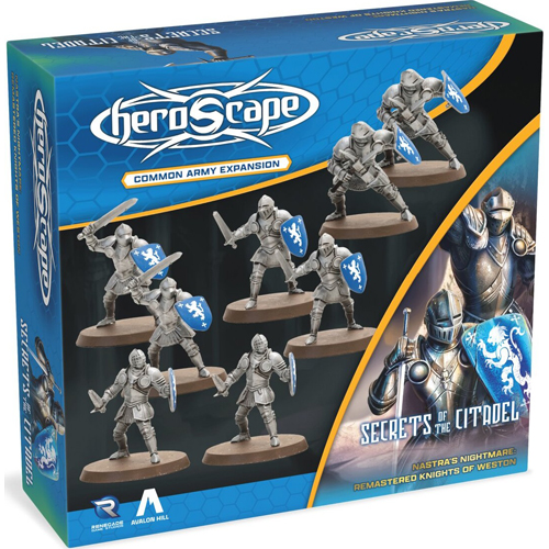 RGS02975 Heroscape Board Game: Knights Of Weston Remastered Army Expansion published by Renegade Game Studios