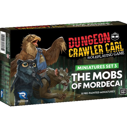 RGS02994 Dungeon Crawler Carl RPG Miniatures Set 3: Mobs Of Mordecai published by Renegade Game Studios