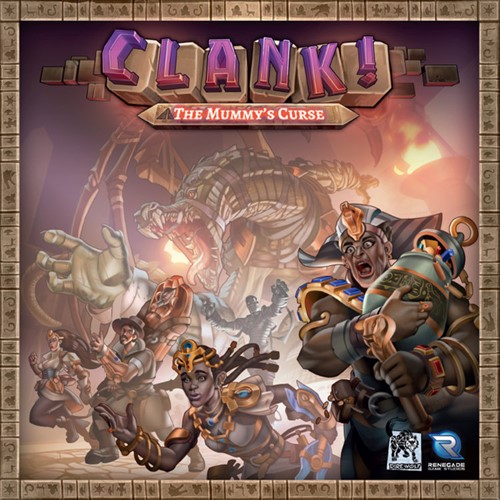 RGS0808 Clank! Deck Building Adventure Board Game: The Mummys Curse Expansion published by Renegade Game Studios