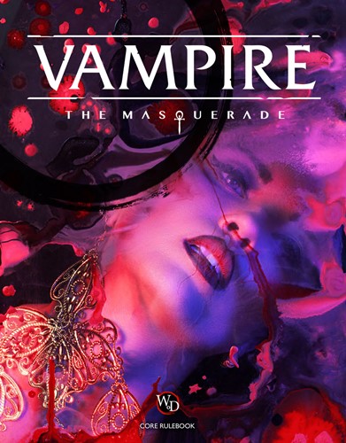 RGS09382 Vampire The Masquerade RPG: 5th Edition Core Rulebook published by Renegade Game Studios