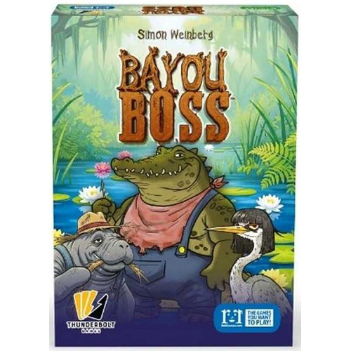3!RRG11010 Bayou Boss Card Game published by R&R Games